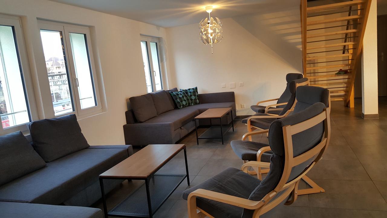 Attika Wohnung Spiez Kültér fotó